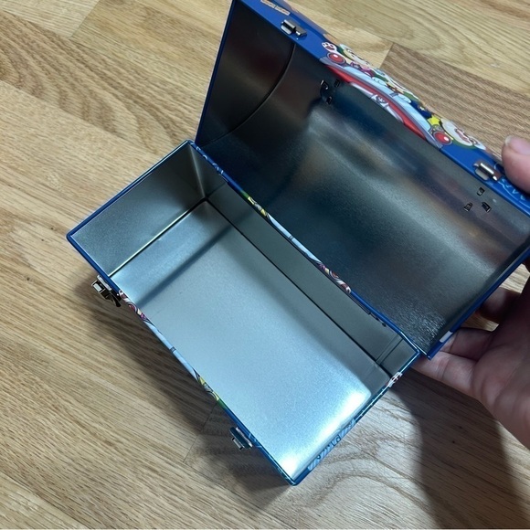 Paw Patrol Christmas Metal Tin Container Lunchbox Gift Box W/ Handle Blue - Picture 8 of 8
